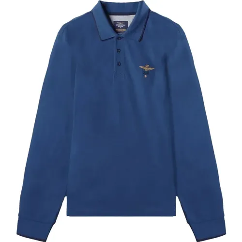 Casual Polo Shirt , Herren, Größe: S - aeronautica militare - Modalova