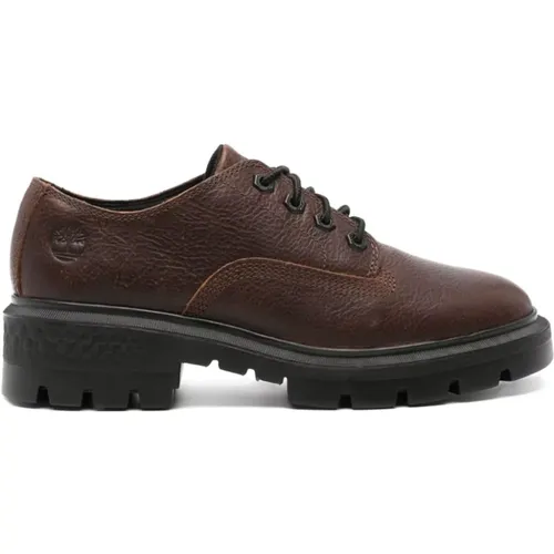 Leather Flat Shoes , female, Sizes: 2 1/2 UK - Timberland - Modalova