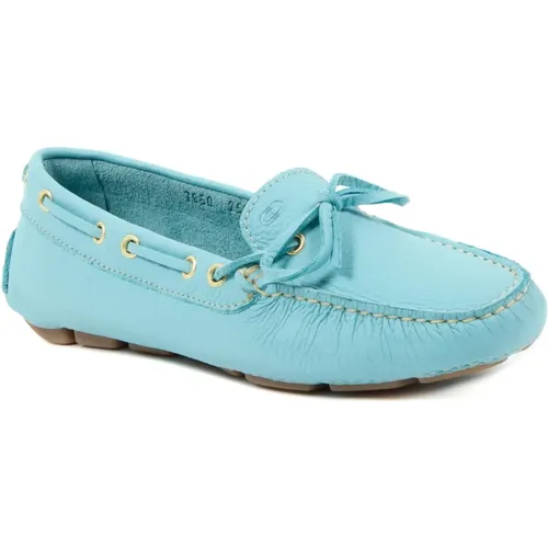Blaue Leder Loafer Eleganter Schuh - Dee Ocleppo - Modalova