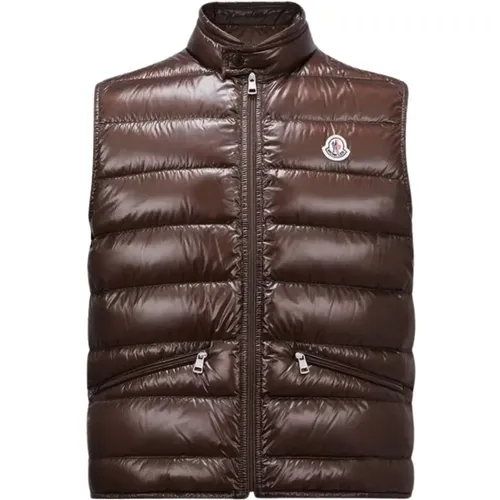 Gui Vest in Shiny , male, Sizes: 4XL, 2XL, 3XL - Moncler - Modalova