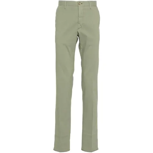 Sage Cotton Pants Elastic Waist , male, Sizes: S, 3XL, 2XL, M, L - Incotex - Modalova