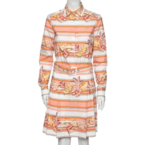 Pre-owned Cotton dresses , female, Sizes: M - Salvatore Ferragamo Pre-owned - Modalova