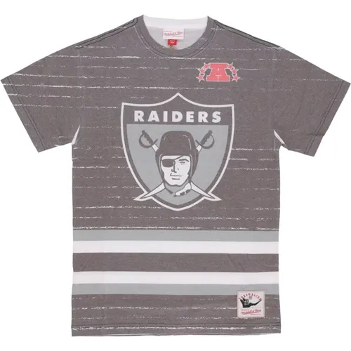 Oakland Raiders NFL Jumbotron Tee , Herren, Größe: XL - Mitchell & Ness - Modalova