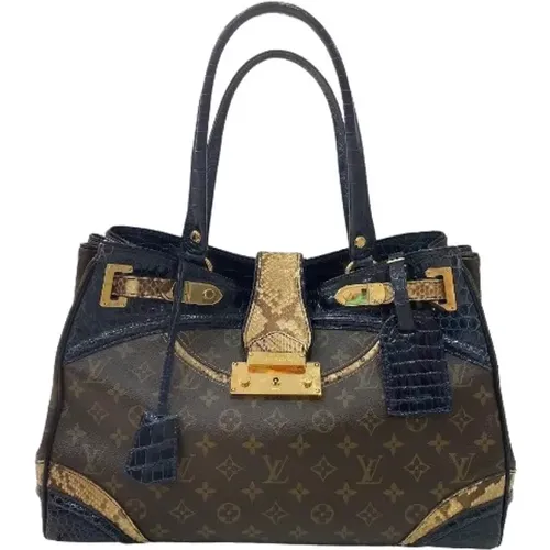 Pre-owned Canvas handbags , female, Sizes: ONE SIZE - Louis Vuitton Vintage - Modalova