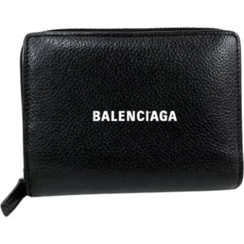 Pre-owned Leather wallets , unisex, Sizes: ONE SIZE - Balenciaga Vintage - Modalova