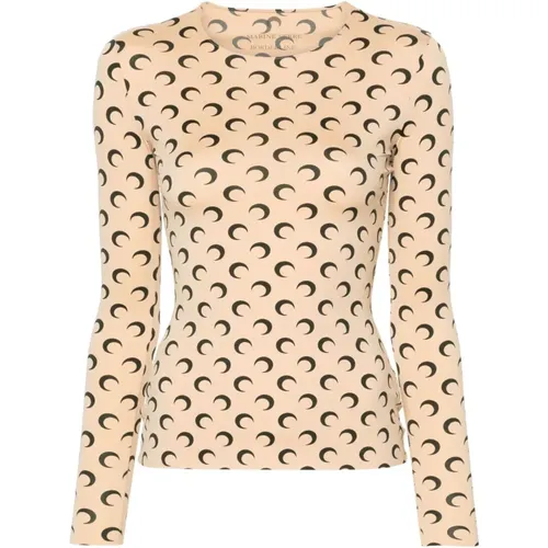 Women's Clothing Sweatshirts Ss24 , female, Sizes: S - Marine Serre - Modalova