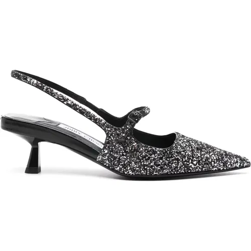 Graue Slingback-Absätze mit Metallschnalle - Jimmy Choo - Modalova