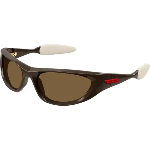 Braune Sonnenbrille Bv1184S , unisex, Größe: 58 MM - Bottega Veneta - Modalova