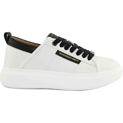 Black and Sneakers , male, Sizes: 10 UK - Alexander Smith - Modalova