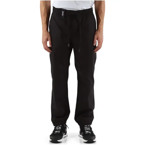 Technical cotton jogger pants , male, Sizes: S, L - Versace Jeans Couture - Modalova