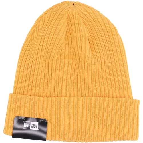 Gelbe Cuff Beanie Herren Mütze - new era - Modalova