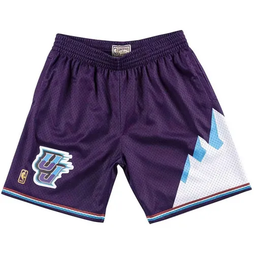 NBA Team Basketball Shorts , male, Sizes: S - Mitchell & Ness - Modalova