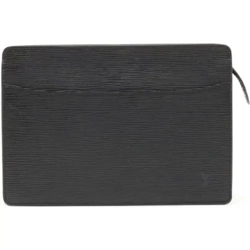 Pre-owned Leather clutches , female, Sizes: ONE SIZE - Louis Vuitton Vintage - Modalova