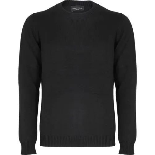 Pullover schwarz , Herren, Größe: 2XL - Roberto Collina - Modalova