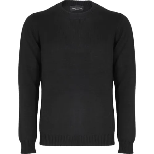 Pullover schwarz , Herren, Größe: L - Roberto Collina - Modalova