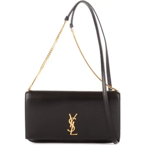 Pre-owned Leather shoulder-bags , female, Sizes: ONE SIZE - Yves Saint Laurent Vintage - Modalova