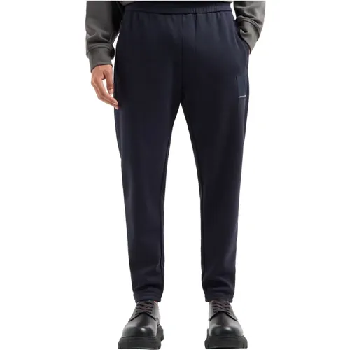 Logo Patch Sweatpants , male, Sizes: L, M, XS, XL - Emporio Armani - Modalova