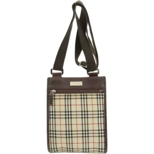 Pre-owned Stoff schultertasche , Damen, Größe: ONE Size - Burberry Vintage - Modalova