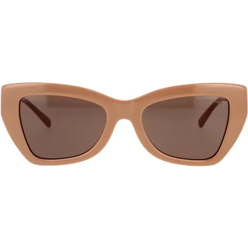 Unique Cat-Eye Sunglasses with Frame and Matching Lenses , unisex, Sizes: 52 MM - Michael Kors - Modalova