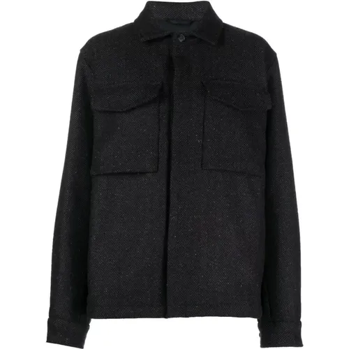 Earth Brown Herringbone Wool Jacket , female, Sizes: 2XL, L - Baracuta - Modalova