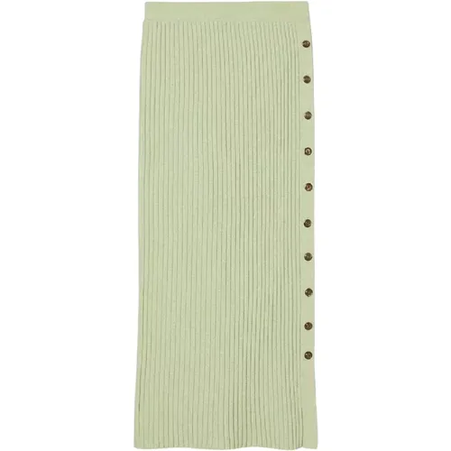 Mintgrüner Maxi-Strickrock , Damen, Größe: M - TORY BURCH - Modalova