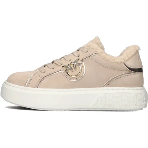 Yoko 1.0 Suede Sneakers , Damen, Größe: 38 EU - pinko - Modalova