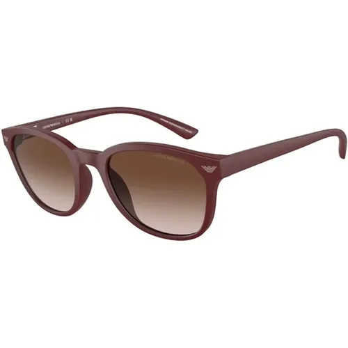 Frame Brown Gradient Lenses , female, Sizes: 53 MM - Emporio Armani - Modalova