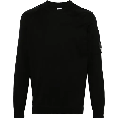 Cotton Crewneck Sweater , male, Sizes: M - C.P. Company - Modalova