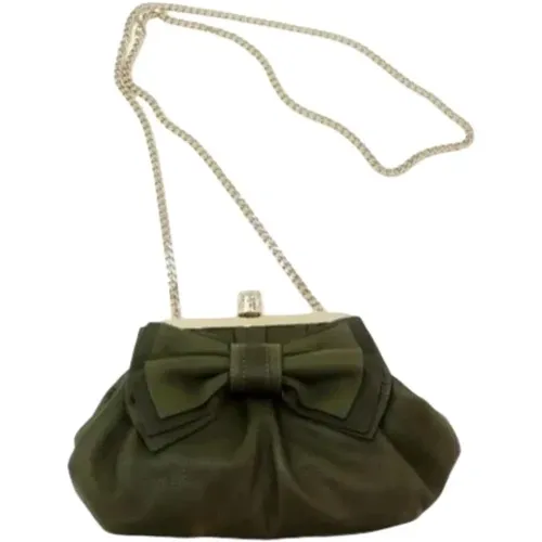 Pre-owned Canvas shoulder-bags , female, Sizes: ONE SIZE - Valentino Vintage - Modalova