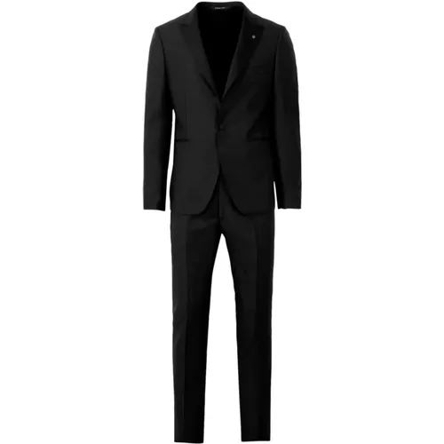 Single Breasted Tailored Suit , male, Sizes: 2XL - Tagliatore - Modalova