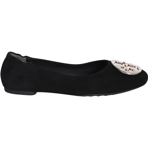 Schwarze Ballerina - Zeitlose Eleganz und Klassischer Charme , Damen, Größe: 37 EU - TORY BURCH - Modalova