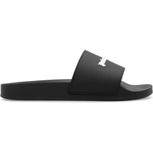 Slides mit Logo , Damen, Größe: 40 EU - Palm Angels - Modalova