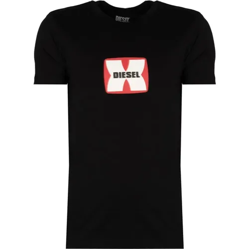 Zeitlose Eleganz T-Shirt , Herren, Größe: L - Diesel - Modalova