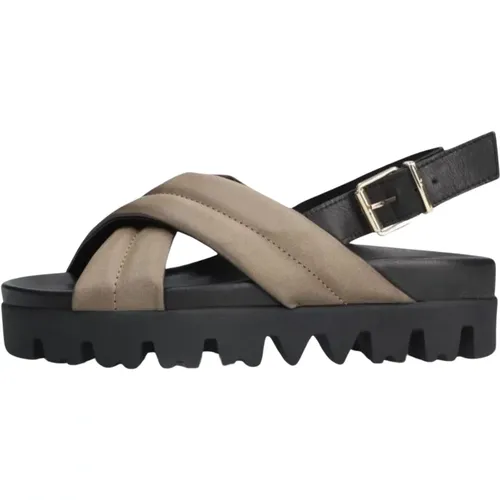 Trendige Dad Sandalen mit einzigartigem Look , Damen, Größe: 36 EU - Inuovo - Modalova