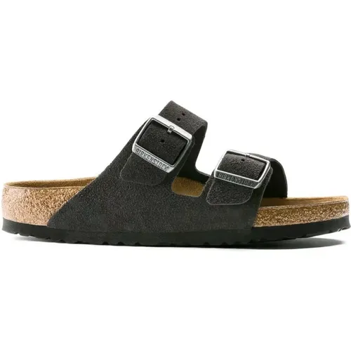 Klassische Herrensandale - Dunkelgrau , Herren, Größe: 46 EU - Birkenstock - Modalova