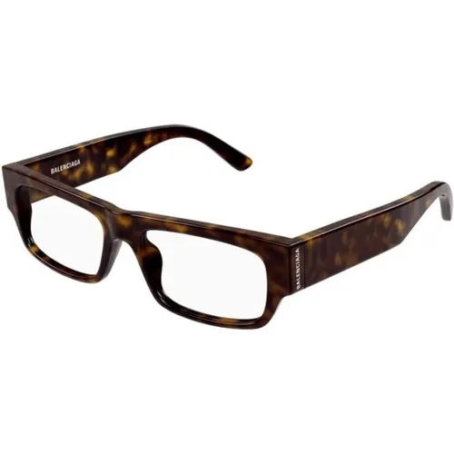 Classic Havana Frame Glasses , unisex, Sizes: 53 MM - Balenciaga - Modalova