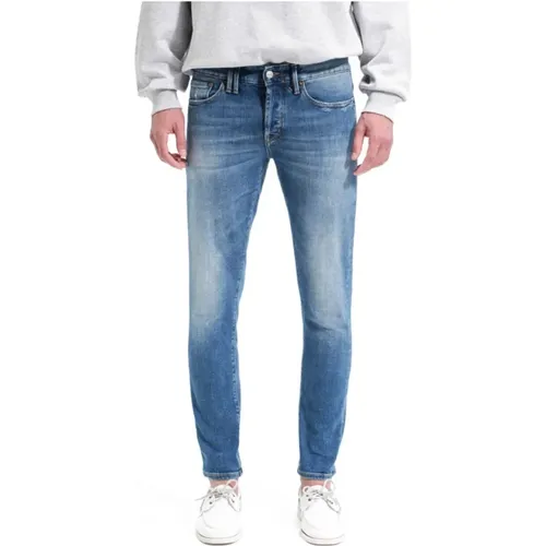 Denim Biker Hose , Herren, Größe: W32 - Cycle - Modalova