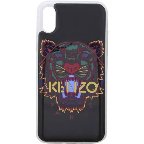 Schwarzes Tiger-Print iPhone X/Xs Cover - Kenzo - Modalova