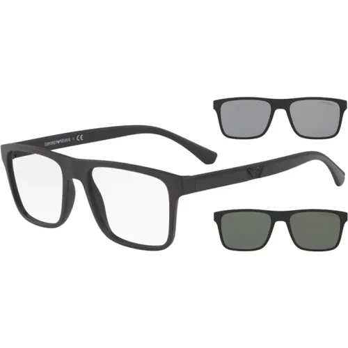 Stylische Sonnenbrille für sonnige Tage , Herren, Größe: 52 MM - Emporio Armani - Modalova