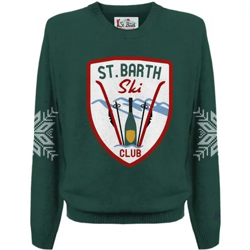 Ski Wine Rundhals Pullover , Herren, Größe: S - MC2 Saint Barth - Modalova