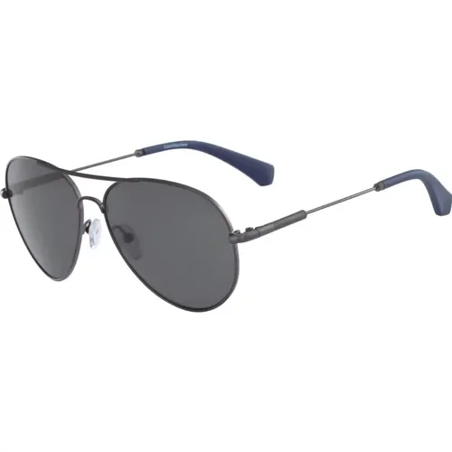 Gunmetal Blue Sonnenbrille Ckj152S-008 - Calvin Klein - Modalova