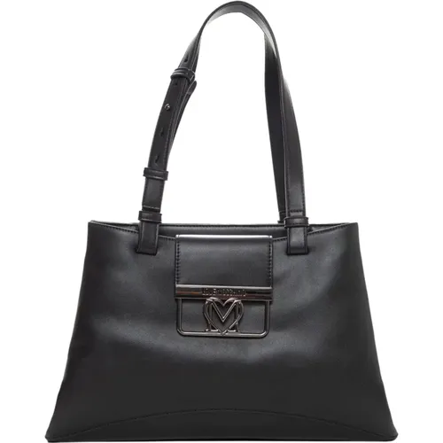 Stilvolle große Einkaufstasche , Damen, Größe: ONE Size - Love Moschino - Modalova