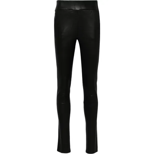 Eden Stretch Lederhose , Damen, Größe: S - Arma - Modalova