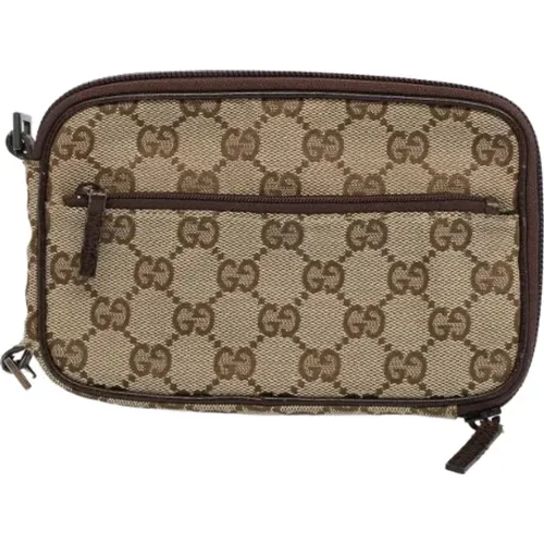 Pre-owned Canvas gucci-bags , female, Sizes: ONE SIZE - Gucci Vintage - Modalova