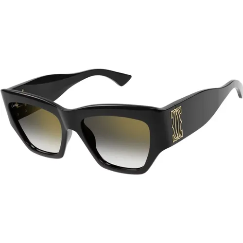 Stylish Ct0435S Sunglasses , unisex, Sizes: 55 MM - Cartier - Modalova