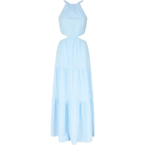 Cotton Dress with Flounces , female, Sizes: XS - MC2 Saint Barth - Modalova
