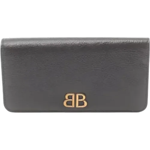 Pre-owned Leather wallets , female, Sizes: ONE SIZE - Balenciaga Vintage - Modalova