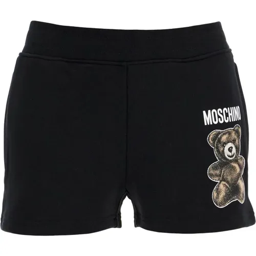 Teddy Bear Sports Shorts , Damen, Größe: S - Moschino - Modalova