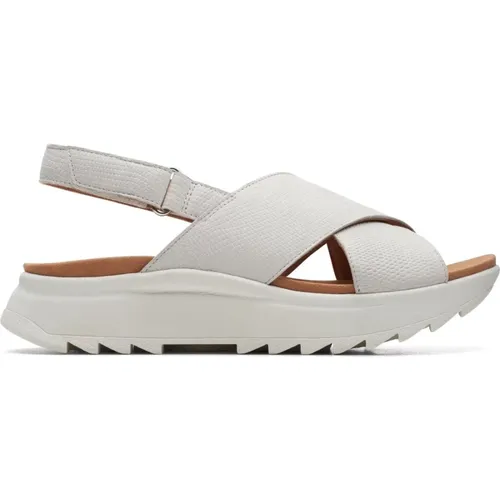 Flat Wish Sandals , female, Sizes: 4 UK, 4 1/2 UK, 6 1/2 UK, 6 UK, 5 UK - Clarks - Modalova