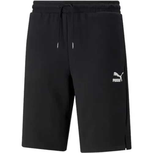 Schwarze Clics Longline Shorts , Herren, Größe: M - Puma - Modalova